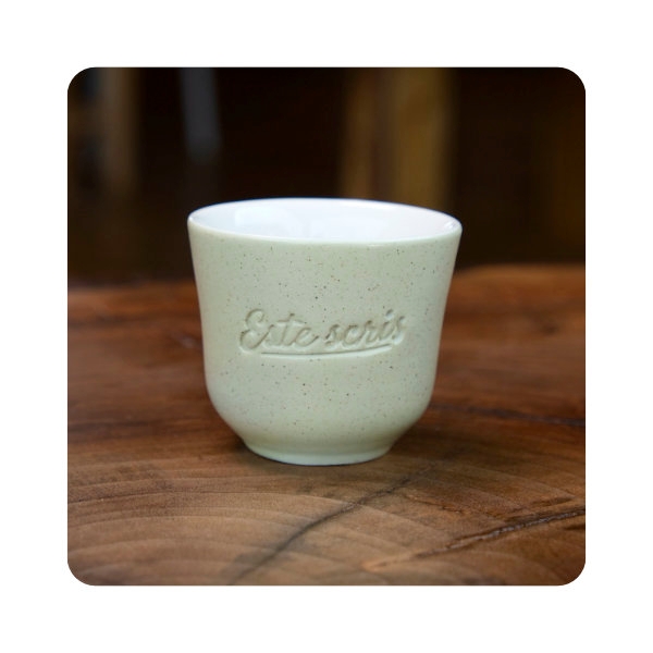 Cană ceramică espresso “Este scris”