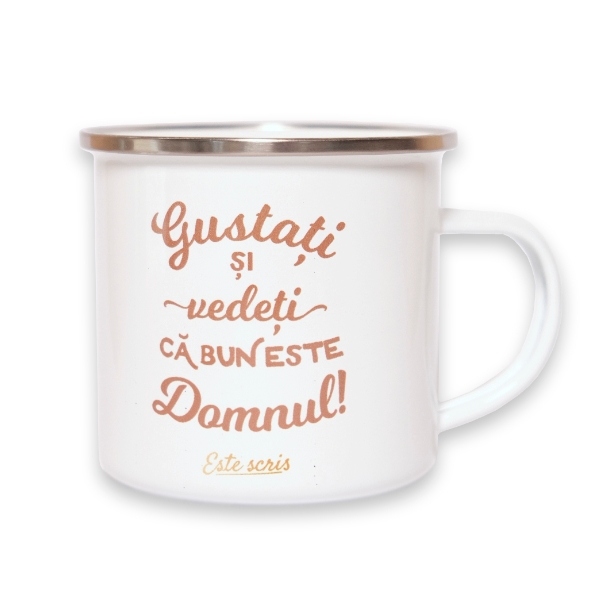 “Gustați și vedeți că bun este Domnul!”

Psalm 34: 8

Interzisă folosirea la cuptorul cu microunde.